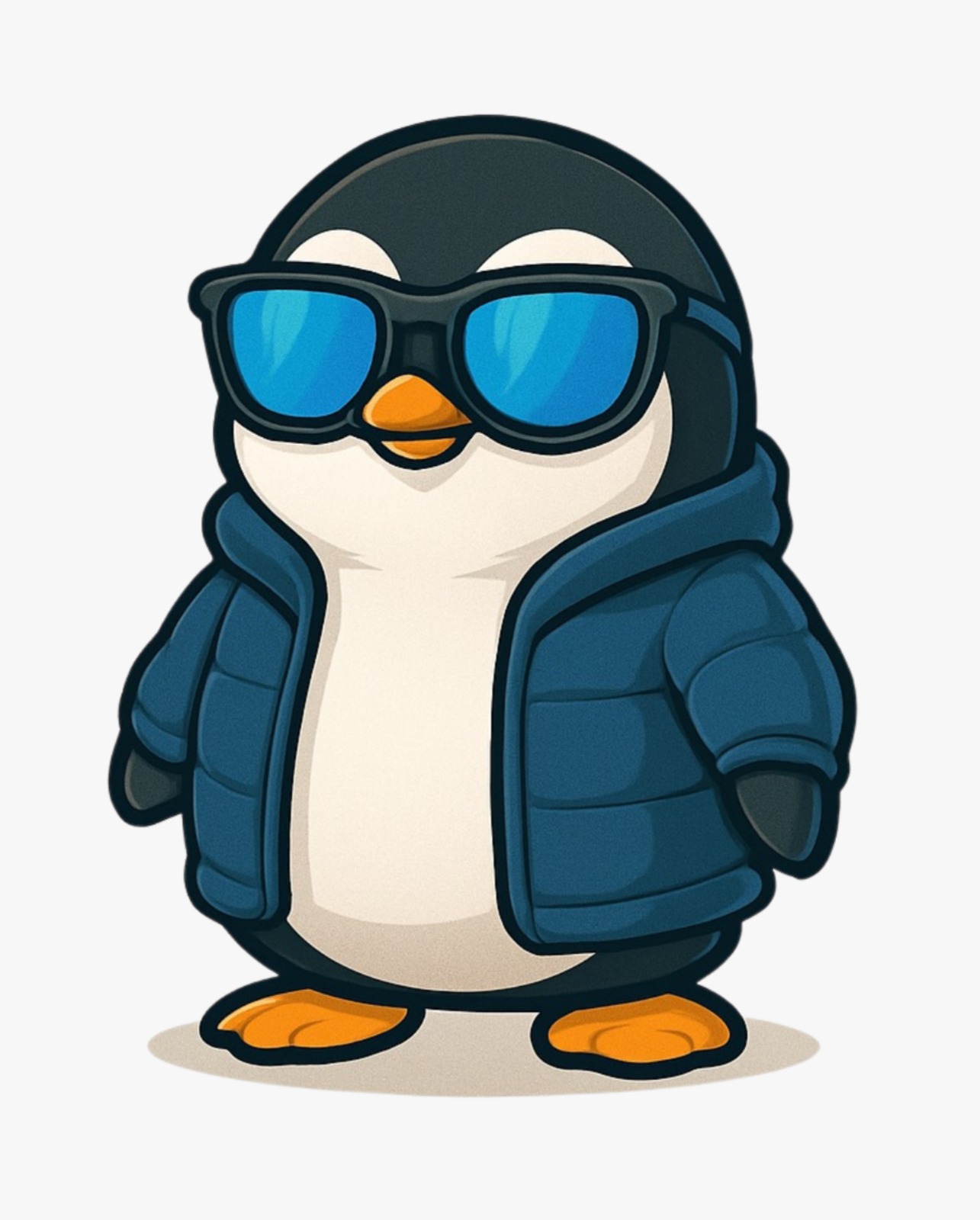 Mascote pinguim Cold Company